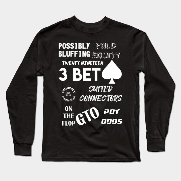 poker life Long Sleeve T-Shirt by Obentobox